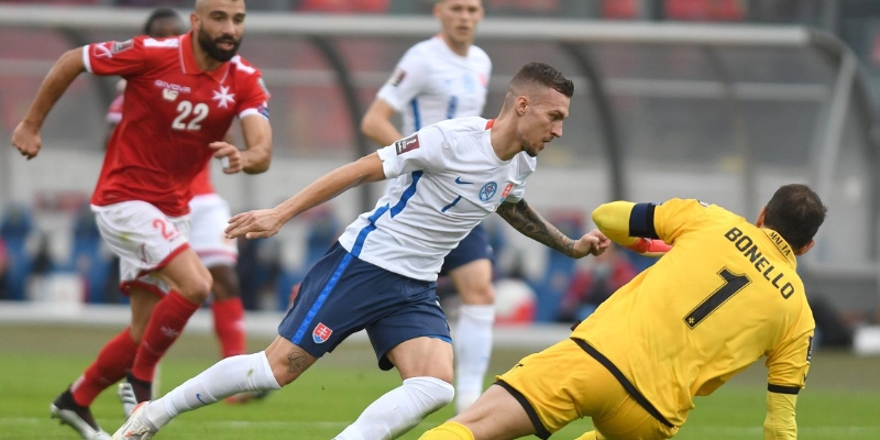Tương quan phong độ Slovakia vs Malta
